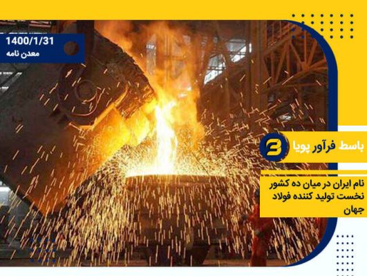 تولید فولاد در ایران